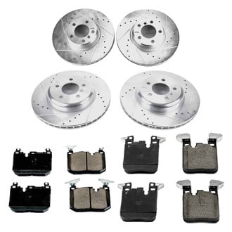 Callahan Brake Parts® - Drilled and Slotted Front and Rear Brake Kit