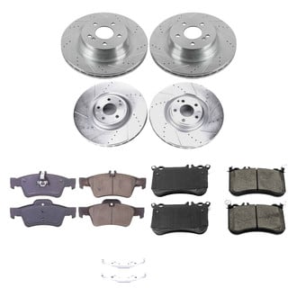 Callahan Brake Parts® - Drilled and Slotted Front and Rear Brake Kit