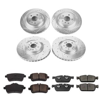 Callahan Brake Parts® - Drilled and Slotted Front and Rear Brake Kit