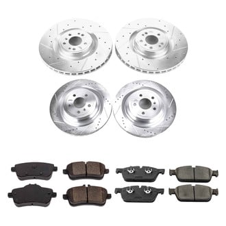 Callahan Brake Parts® - Drilled and Slotted Front and Rear Brake Kit