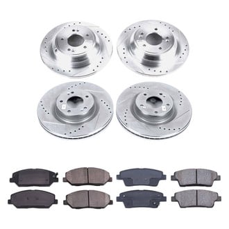 Callahan Brake Parts® - Drilled and Slotted Brake Kit