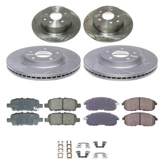 Callahan Brake Parts® - Drilled & Slotted Brake Kit