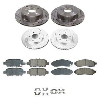 Callahan Brake Parts® - Drilled and Slotted Brake Kit