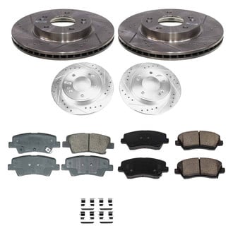 Callahan Brake Parts® - Drilled & Slotted Brake Kit