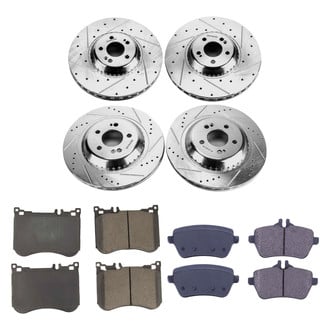 Callahan Brake Parts® - Drilled and Slotted Front and Rear Brake Kit