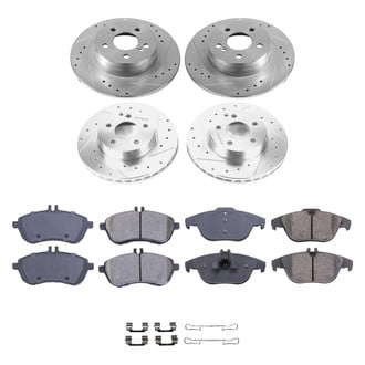 Callahan Brake Parts® - Drilled and Slotted Front and Rear Brake Kit