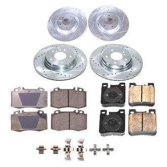 Callahan Brake Parts® - Drilled and Slotted Front and Rear Brake Kit