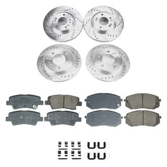 Callahan Brake Parts® - Drilled and Slotted Brake Kit