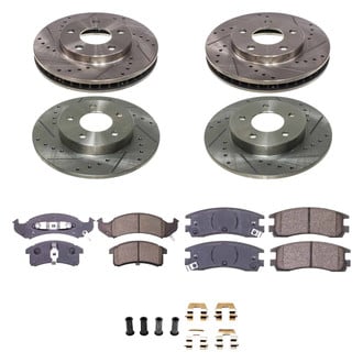 Callahan Brake Parts® - Drilled and Slotted Front and Rear Brake Kit