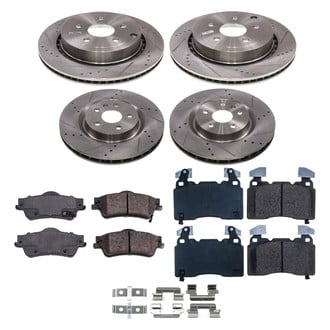 Callahan Brake Parts® - Drilled and Slotted Brake Kit