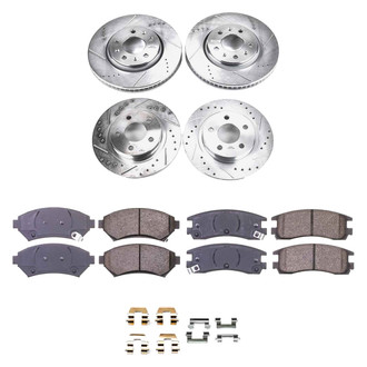 Callahan Brake Parts® - Drilled & Slotted Brake Kit