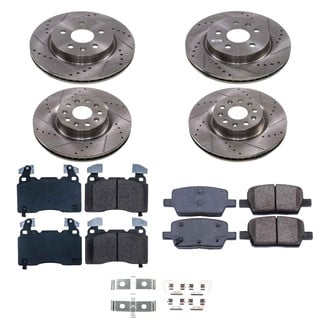 Callahan Brake Parts® - Drilled and Slotted Brake Kit