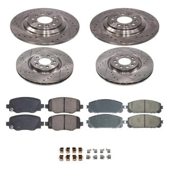 Callahan Brake Parts® - Drilled & Slotted Brake Kit