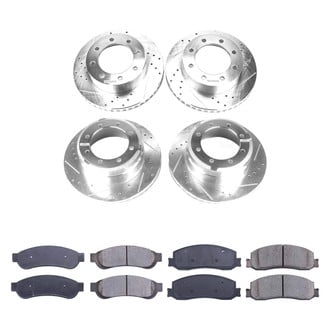 Callahan Brake Parts® - Drilled and Slotted Front and Rear Brake Kit