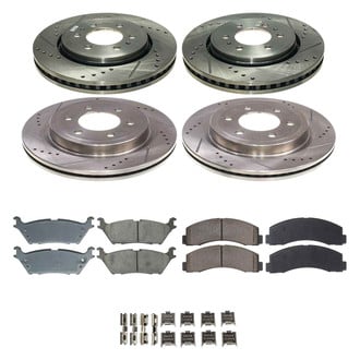 Callahan Brake Parts® - Drilled & Slotted Brake Kit