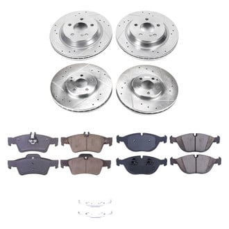 Callahan Brake Parts® - Drilled and Slotted Front and Rear Brake Kit