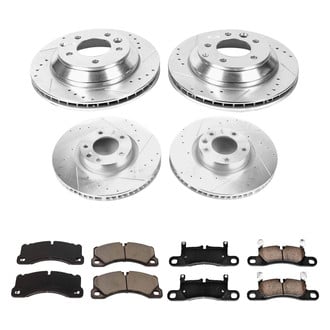 Callahan Brake Parts® - Drilled and Slotted Front and Rear Brake Kit