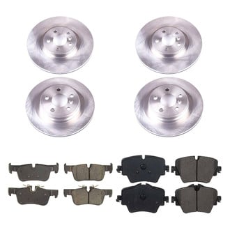 Callahan Brake Parts® - Plain Front and Rear Brake Kit