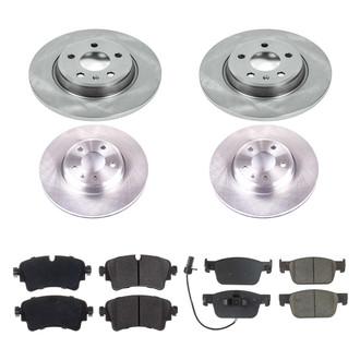 Callahan Brake Parts® - Plain Front and Rear Brake Kit