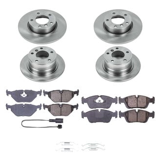 Callahan Brake Parts® - Plain Front and Rear Brake Kit