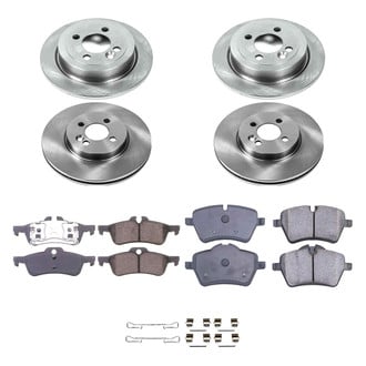 Callahan Brake Parts® - Plain Front and Rear Brake Kit