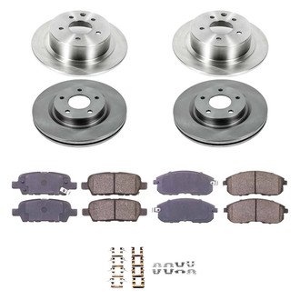 Callahan Brake Parts® - Plain Brake Kit