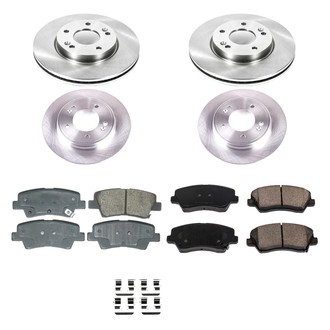 Callahan Brake Parts® - Plain Brake Kit