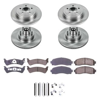 Callahan Brake Parts® - Plain Front and Rear Brake Kit
