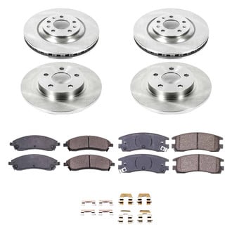 Callahan Brake Parts® - Plain Front and Rear Brake Kit