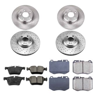 Callahan Brake Parts® - Plain Front and Rear Brake Kit