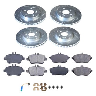 Callahan Brake Parts® - Drilled and Slotted Front and Rear Brake Kit