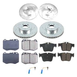 Callahan Brake Parts® - Drilled and Slotted Front and Rear Brake Kit