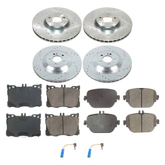 Callahan Brake Parts® - Drilled and Slotted Front and Rear Brake Kit