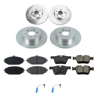 Callahan Brake Parts® - Drilled and Slotted Front and Rear Brake Kit