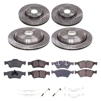 Callahan Brake Parts® - Drilled and Slotted Front and Rear Brake Kit