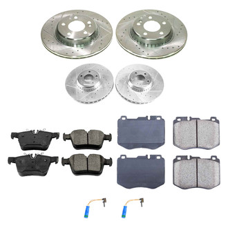Callahan Brake Parts® - Drilled and Slotted Front and Rear Brake Kit