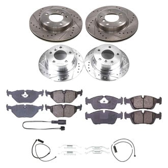 Callahan Brake Parts® - Drilled and Slotted Front and Rear Brake Kit