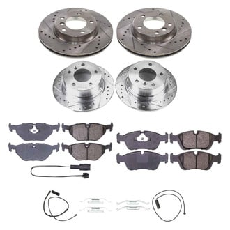 Callahan Brake Parts® - Drilled and Slotted Front and Rear Brake Kit