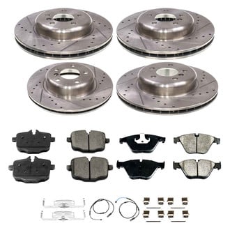 Callahan Brake Parts® - Drilled and Slotted Front and Rear Brake Kit