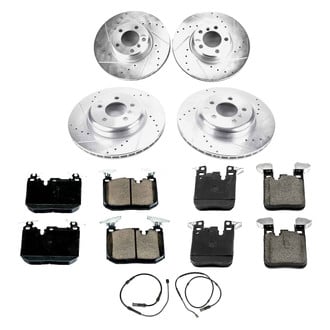 Callahan Brake Parts® - Drilled and Slotted Front and Rear Brake Kit