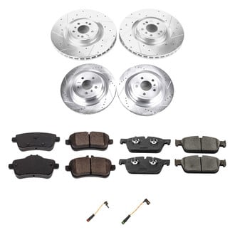 Callahan Brake Parts® - Drilled and Slotted Front and Rear Brake Kit