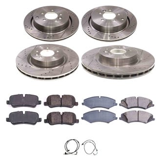 Callahan Brake Parts® - Drilled and Slotted Front and Rear Brake Kit