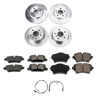 Callahan Brake Parts® - Drilled and Slotted Front and Rear Brake Kit