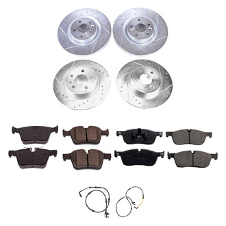 Callahan Brake Parts® - Drilled and Slotted Front and Rear Brake Kit