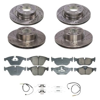 Callahan Brake Parts® - Drilled and Slotted Front and Rear Brake Kit