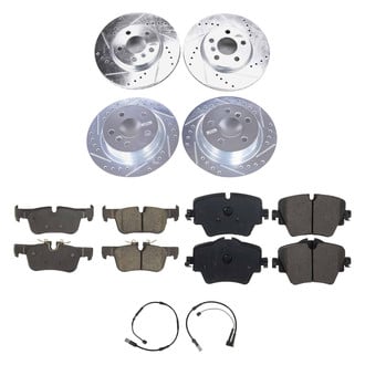 Callahan Brake Parts® - Drilled and Slotted Front and Rear Brake Kit