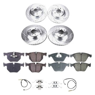 Callahan Brake Parts® - Drilled and Slotted Front and Rear Brake Kit
