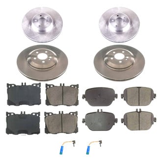 Callahan Brake Parts® - Plain Front and Rear Brake Kit