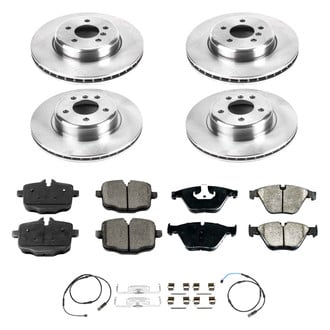 Callahan Brake Parts® - Plain Front and Rear Brake Kit