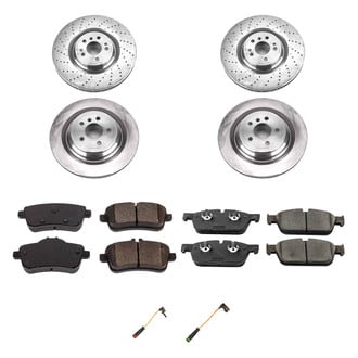 Callahan Brake Parts® - Plain Front and Rear Brake Kit